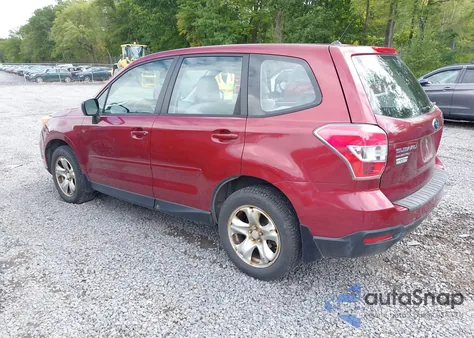 2014 Subaru Forester 2.5I z USA, uszkodzony, nr VIN JF2SJAAC1EH491256